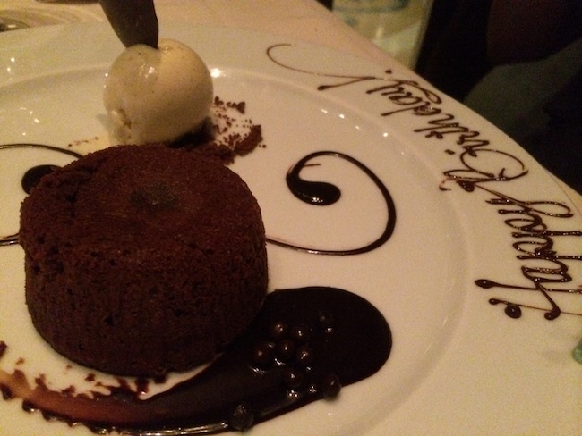 Happy Birthday Dessert At Prime At Bellagio Las Vegas