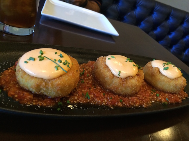 Mac & Cheese Croquettes will make you forget it's 108 in the share.