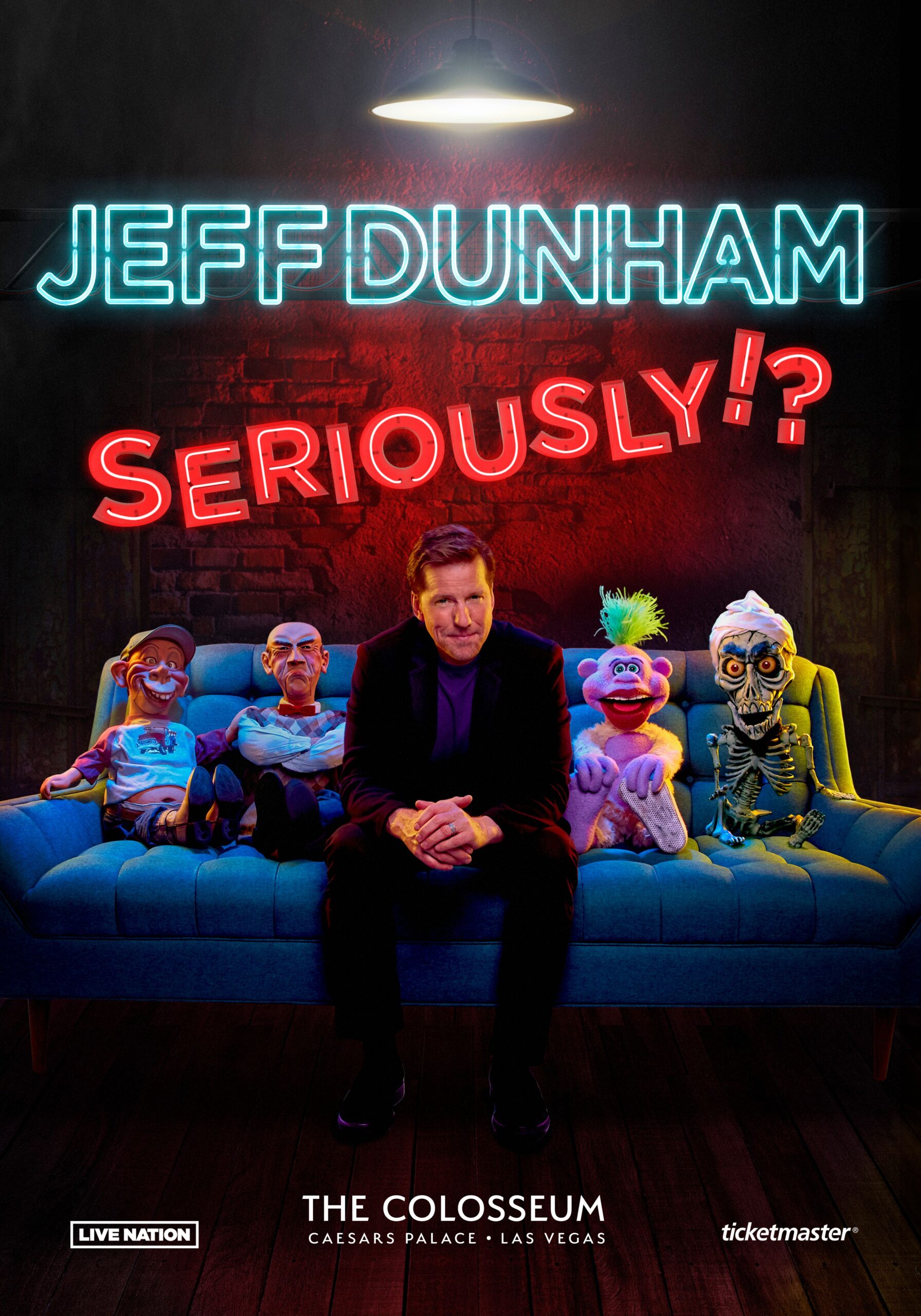 Comedy Icon Jeff Dunham Announces  Four 2021 Dates At Caesars Palace