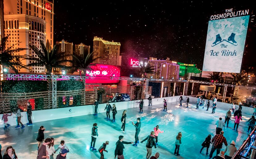 The Ice Rink Returns to The Cosmopolitan of Las Vegas for Its Tenth Holiday Season, Nov. 16