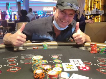 Jackpot Alert! Lucky Winner Hits Mega Progressive Jackpot on Ultimate Texas Hold ‘Em at Planet Hollywood Resort & Casino